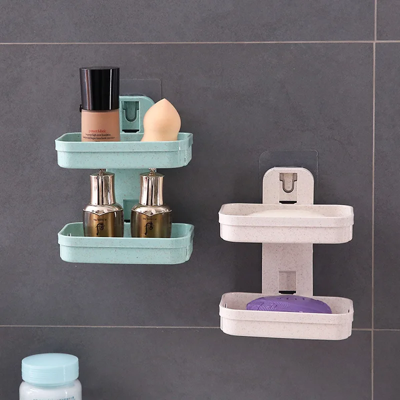 double-deck Soap Box Soap Holder Soap Holder Double Layer Suction Cup Wall Mounted Non Perforated Soap Box Soap Holder
double-deck Soap Box Soap Holder Soap Holder Double Layer Suction Cup Wall Mounted Non Perforated Soap Box Soap Holder