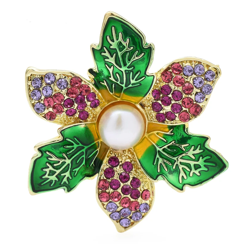 Wuli&baby Rhinestone Flower Brooches Pins For Women Unisex Pearl Enamel Flower Party Office Brooch Fashion Jewelry Gifts
Wuli&baby Rhinestone Flower Brooches Pins For Women Unisex Pearl Enamel Flower Party Office Brooch Fashion Jewelry Gifts