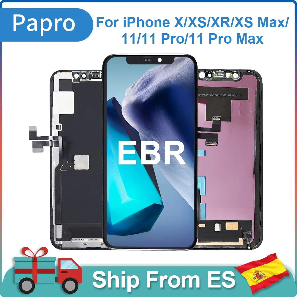 Grade For iPhone X XS MAX XR TFT With 3D Screen Touch Digitizer Assembly Pantalla 11 Pro Max LCD Display Replacement From ES
Grade For iPhone X XS MAX XR TFT With 3D Screen Touch Digitizer Assembly Pantalla 11 Pro Max LCD Display Replacement From ES