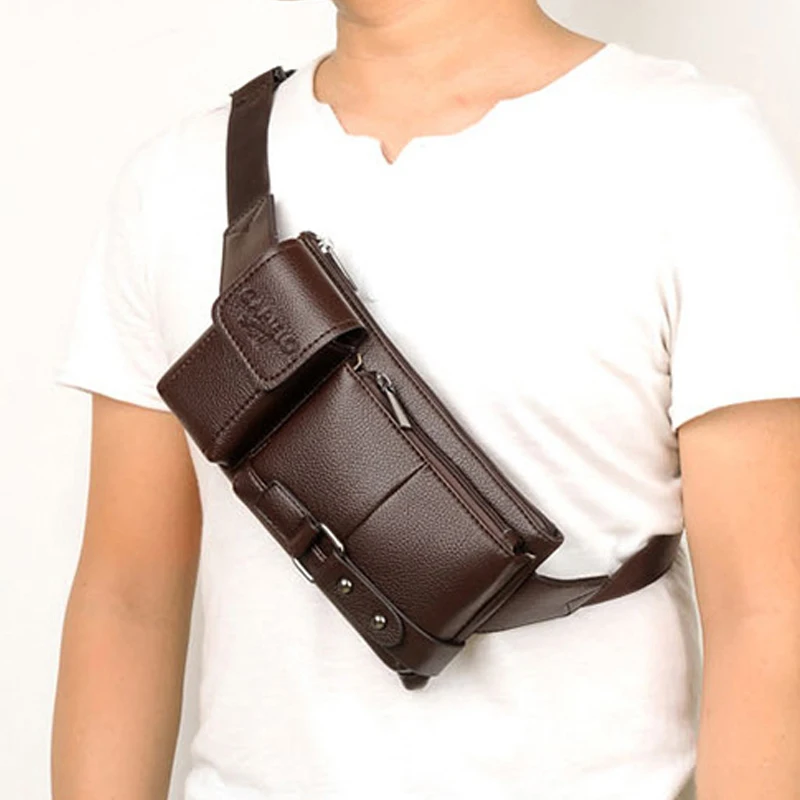 Men's Waist Bag Leisure PU Leather Casual Business Shoulder Bag Crossbody Travel Sports Sling Pack Messenger Pack Chest Bag
Men's Waist Bag Leisure PU Leather Casual Business Shoulder Bag Crossbody Travel Sports Sling Pack Messenger Pack Chest Bag