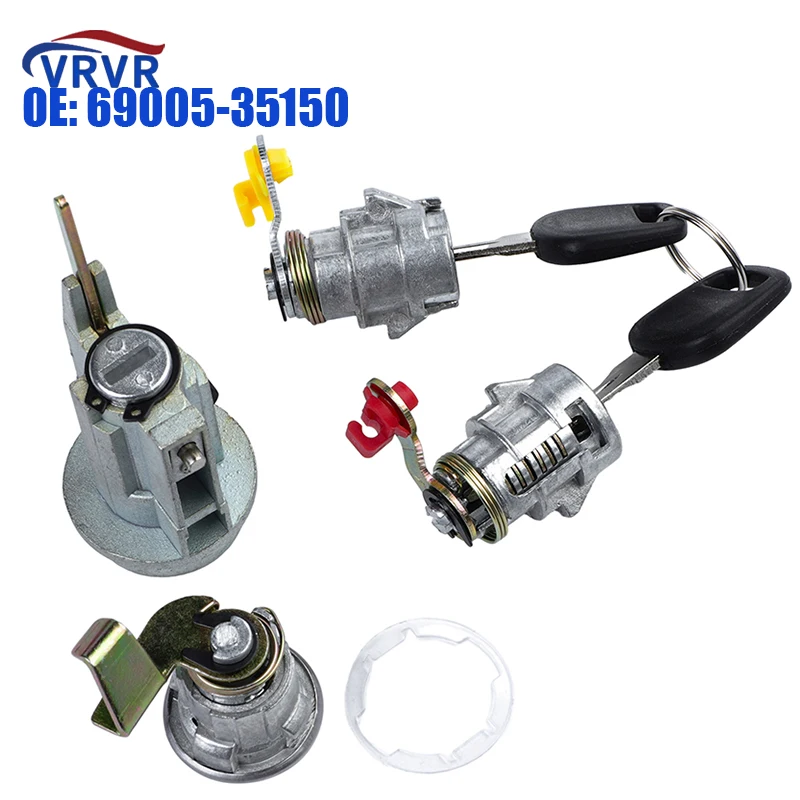 VRVR 69005-35150 6900535150 Car Door Lock Cylinder With Keys For Toyota Hilux 1988-1997
VRVR 69005-35150 6900535150 Car Door Lock Cylinder With Keys For Toyota Hilux 1988-1997