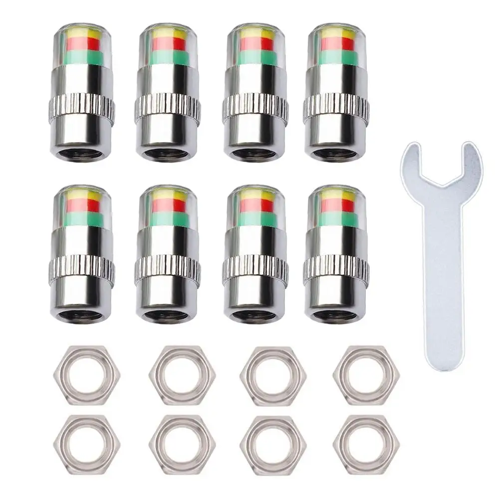 Car Tire Pressure Monitor Valve Stem Caps Tire Pressure Gauge2.0-2.3bar Sensor Indicator Alert Monitoring Diagnostic Tools Kit
Car Tire Pressure Monitor Valve Stem Caps Tire Pressure Gauge2.0-2.3bar Sensor Indicator Alert Monitoring Diagnostic Tools Kit