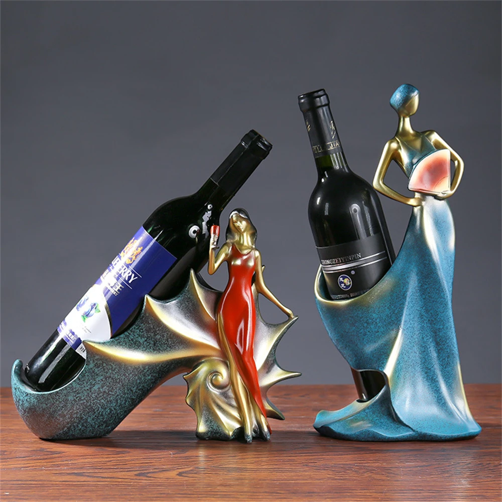 Nordic Syle Wine Holder Statue Resin Sculpture Figurine Office Home Decoration Desktop Decor Handmade Craft Modern Art 
Nordic Syle Wine Holder Statue Resin Sculpture Figurine Office Home Decoration Desktop Decor Handmade Craft Modern Art
