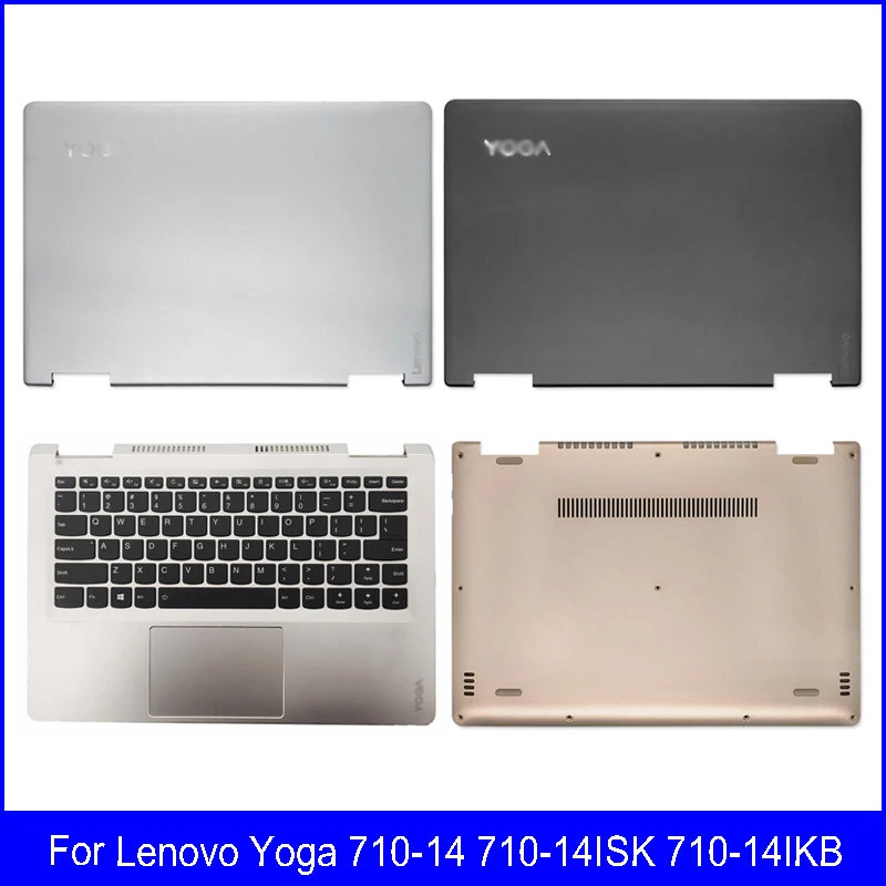 Laptop LCD Back Cover Palmrest with Keyboard Bottom Base Cover For Lenovo Yoga 710-14 710-14ISK 710-14IKB Top Case Silver
Laptop LCD Back Cover Palmrest with Keyboard Bottom Base Cover For Lenovo Yoga 710-14 710-14ISK 710-14IKB Top Case Silver