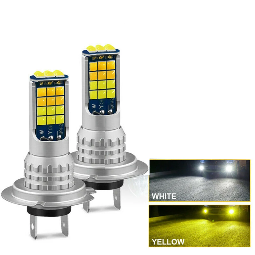 1 Pair H7 LED 3000LM Dual Color Fog Driving Light Bulbs 6000K 3000K White Amber 30W IP65 Auto For Car Fog Light Bulbs Tools
1 Pair H7 LED 3000LM Dual Color Fog Driving Light Bulbs 6000K 3000K White Amber 30W IP65 Auto For Car Fog Light Bulbs Tools