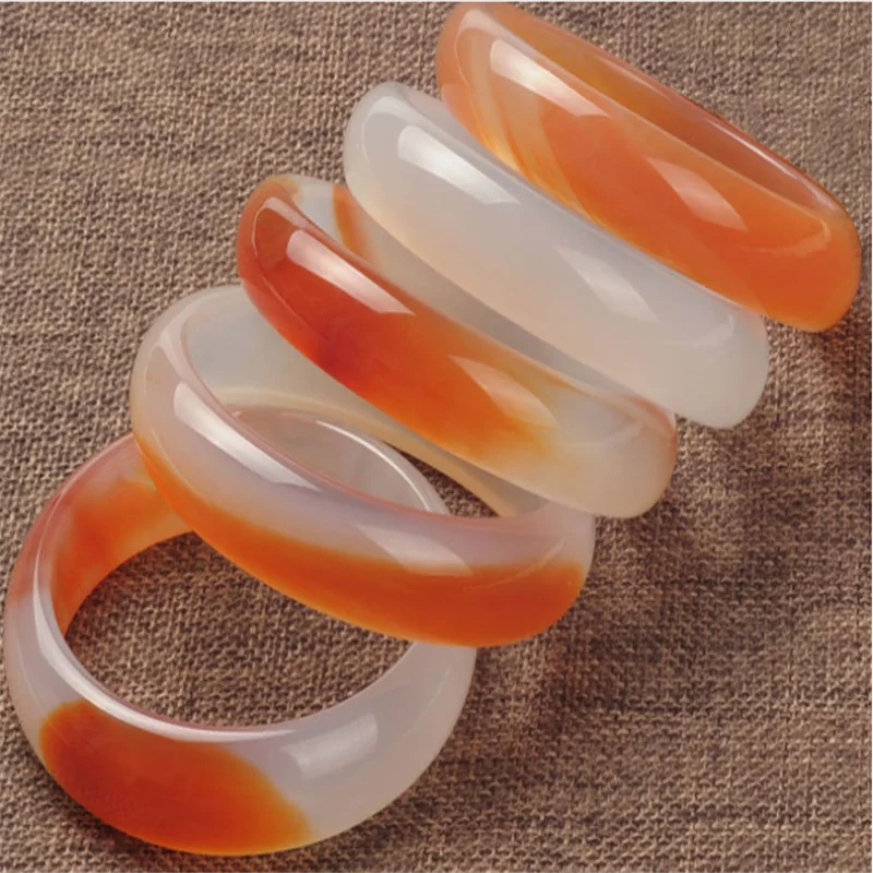 Лидер продаж, браслет из натурального красного агата и нефрита, 56-66 мм 
Лидер продаж, браслет из натурального красного агата и нефрита, 56-66 мм