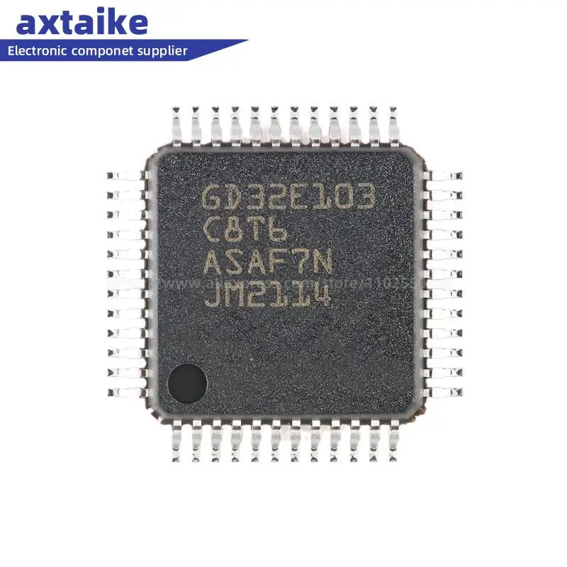 New Original GD32E103C8T6 LQFP-48 LQFP48 32 Bit Microcontroller Chip MCU IC Controller
New Original GD32E103C8T6 LQFP-48 LQFP48 32 Bit Microcontroller Chip MCU IC Controller