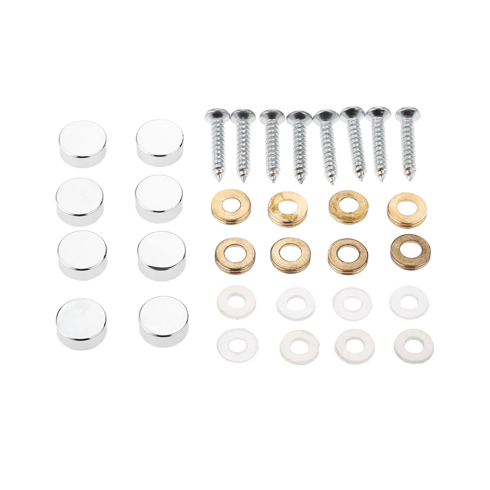 

DRELD 8pcs Decorative Table Mirror Screw Cap Nails Advertising Mirror Nail Silver 12mm Fasteners & Hooks Furniture Hardware