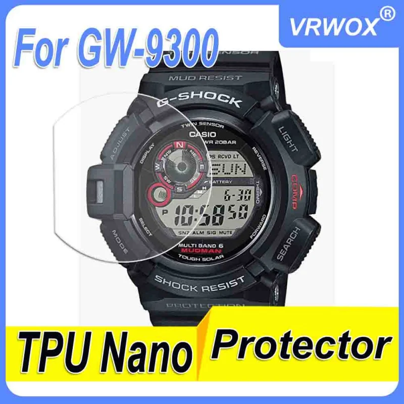 Protector For Casio GW-9300 DW-6900 GW-7900 G9000 8900 9400 9200 5700 9052 WS220 TPU HD Clear Anti-Scratch Nano Screen Protector
Protector For Casio GW-9300 DW-6900 GW-7900 G9000 8900 9400 9200 5700 9052 WS220 TPU HD Clear Anti-Scratch Nano Screen Protector