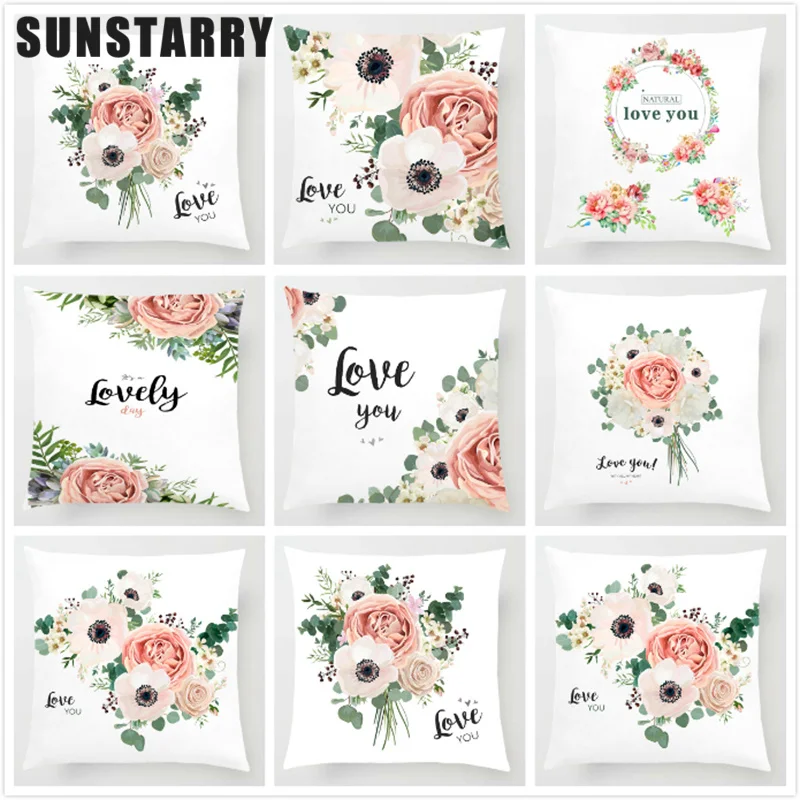 Pink Love Flower Letter Cushion Cover 45*45 Polyester Home Throw Pillows Soft Decorative Pillow Cover For Sofa Chair Pillow Case
Pink Love Flower Letter Cushion Cover 45*45 Polyester Home Throw Pillows Soft Decorative Pillow Cover For Sofa Chair Pillow Case