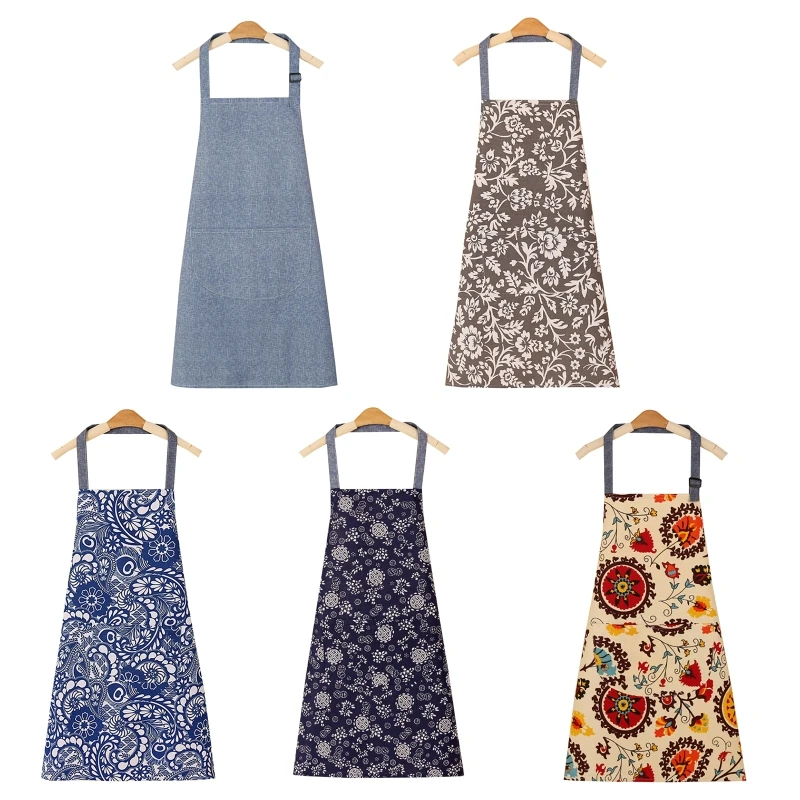 Ceramic Floral Kitchen Apron with Pocket Adjustable Neck Strap Oil Proof Bib for Women Men Unisex BBQ Cooking Drawing Crafting
Ceramic Floral Kitchen Apron with Pocket Adjustable Neck Strap Oil Proof Bib for Women Men Unisex BBQ Cooking Drawing Crafting