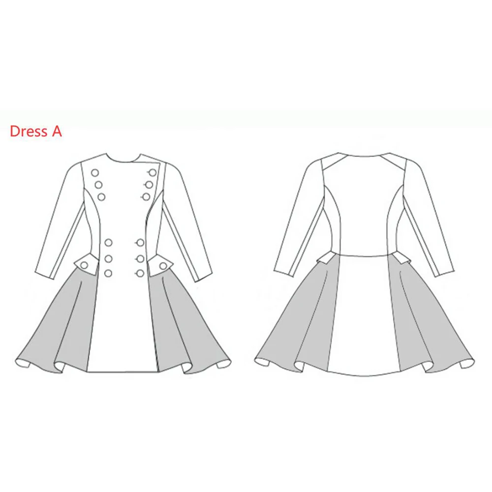 Custom Made To Measure Women Dresses with fake rhinestone buttons
Custom Made To Measure Women Dresses with fake rhinestone buttons