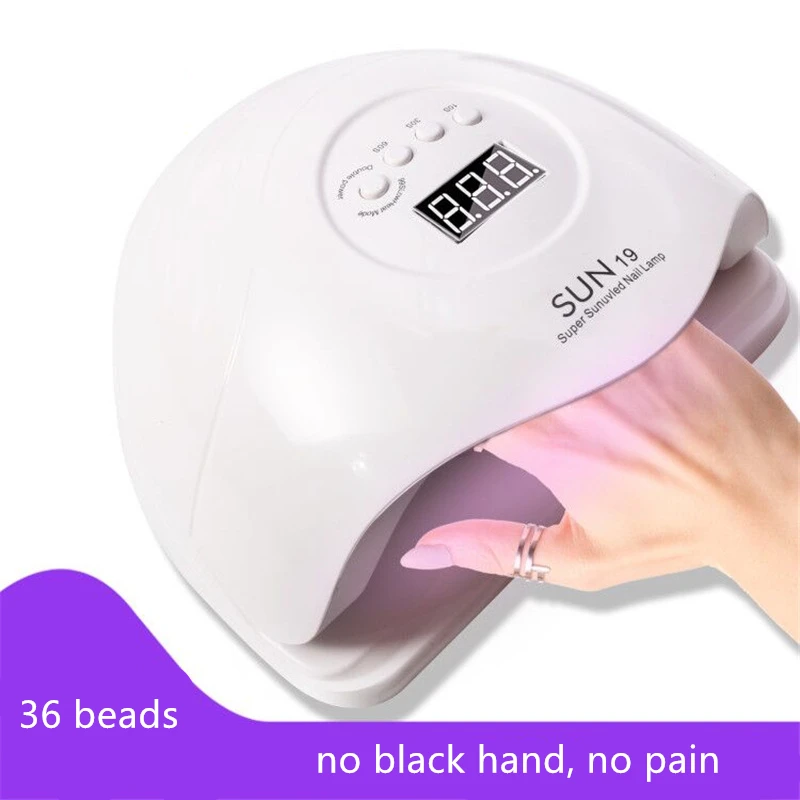 SUN 19 80W/36LEDS Nail Dryer LED UV LED Nail Lamp For Gel Polish Quick Dry With Motion Auto Sensor Nail Salon Light
SUN 19 80W/36LEDS Nail Dryer LED UV LED Nail Lamp For Gel Polish Quick Dry With Motion Auto Sensor Nail Salon Light