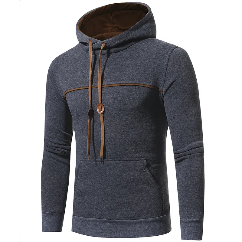 2021 fall/winter new hot style trim color matching men's casual hooded pullover sweater jacket streetwear men
2021 fall/winter new hot style trim color matching men's casual hooded pullover sweater jacket streetwear men