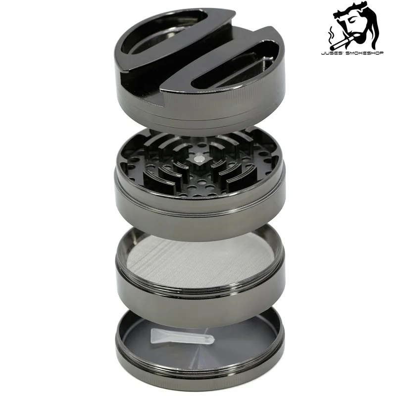 JUSES' SMOKESHOP New Selected high-quality 75mm metal 4-layer large grinder tobacco vanilla weed smoking accessories
JUSES' SMOKESHOP New Selected high-quality 75mm metal 4-layer large grinder tobacco vanilla weed smoking accessories