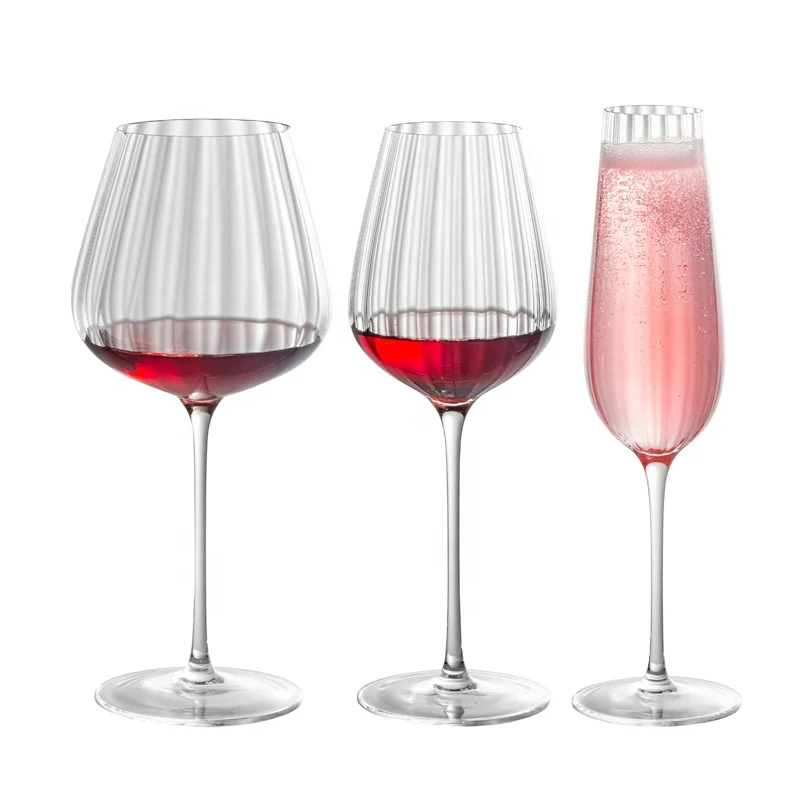 1pcs Transparent Ripple Crystal Glasses Luxury Household Goblet Party Champagne Glass Red Wine Glasses Romantic Wedding Cup Gift 
1pcs Transparent Ripple Crystal Glasses Luxury Household Goblet Party Champagne Glass Red Wine Glasses Romantic Wedding Cup Gift