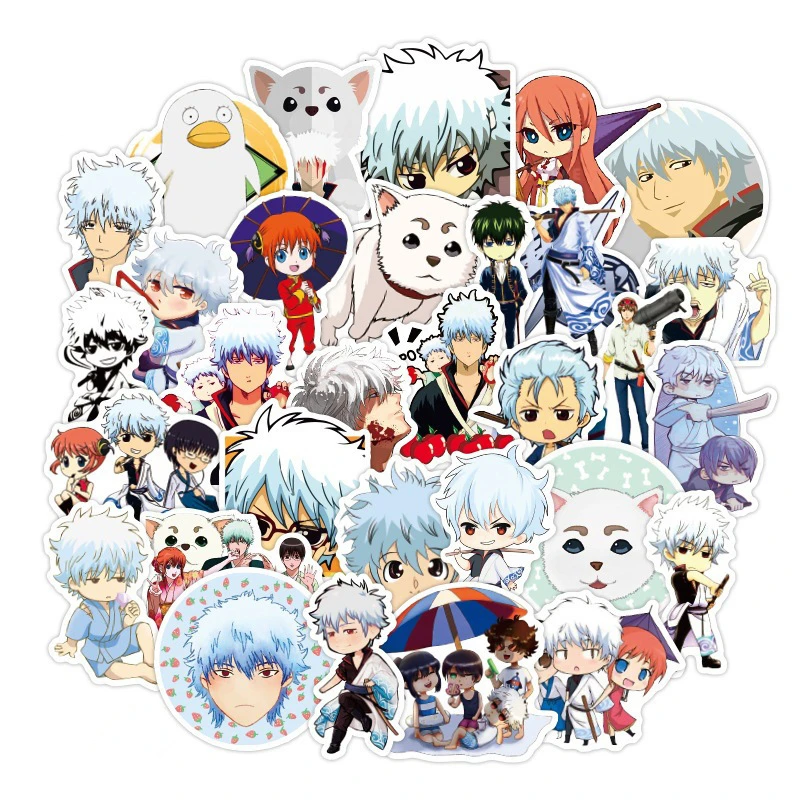 Cartoon Anime Kawaii GINTAMA Stickers for Laptop Suitcase Stationery Waterproof Album Decals Kids Toys Birthday Christmas Gifts
Cartoon Anime Kawaii GINTAMA Stickers for Laptop Suitcase Stationery Waterproof Album Decals Kids Toys Birthday Christmas Gifts