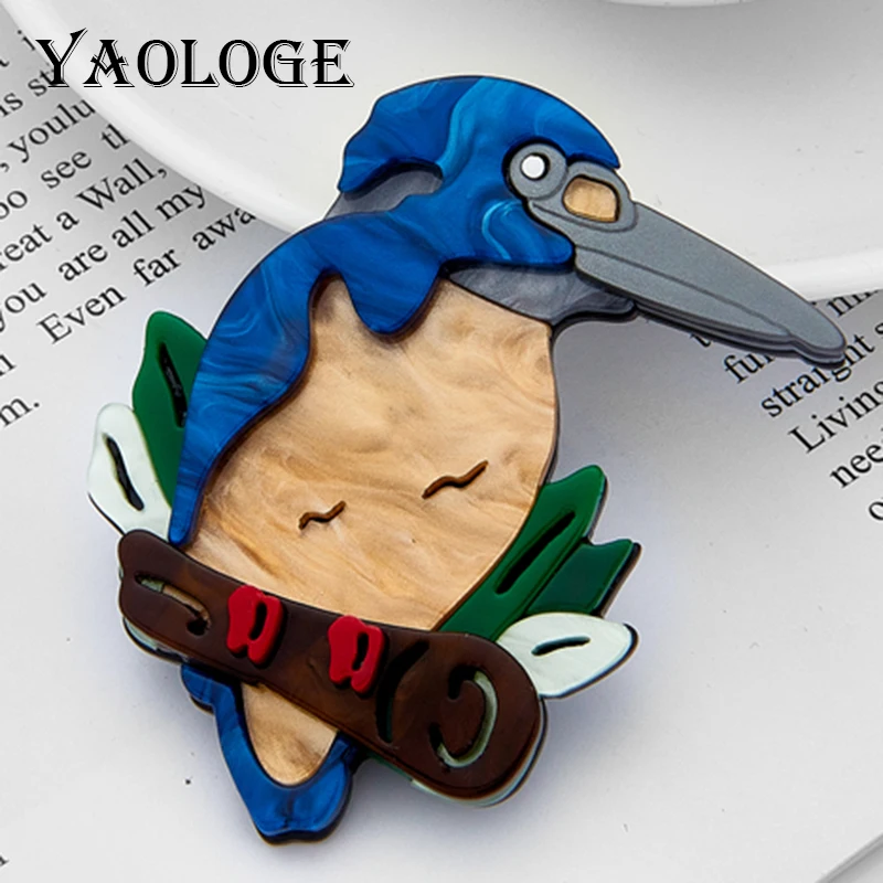 YAOLOGE Acrylic Material Brooches for Women New Arrival Long Mouth Bird Shape Woman Pins Brooch on Bags Clothes Drop Shipping
YAOLOGE Acrylic Material Brooches for Women New Arrival Long Mouth Bird Shape Woman Pins Brooch on Bags Clothes Drop Shipping
