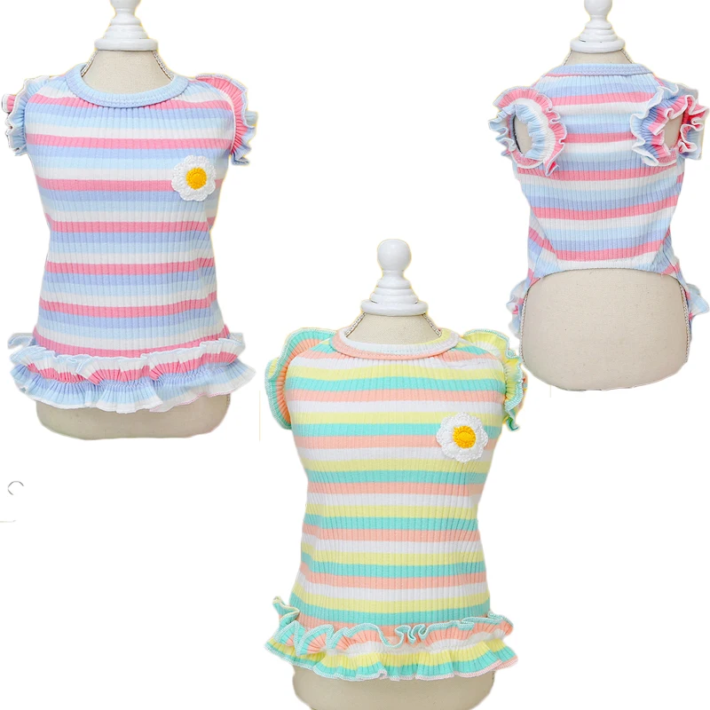 Sweet Dog Hoodies Dress Pet Clothes Summer Lace Short Sleeve Pullover Dog Shirt Dress Floral Skirt Costume For Small Dogs Yorkie
Sweet Dog Hoodies Dress Pet Clothes Summer Lace Short Sleeve Pullover Dog Shirt Dress Floral Skirt Costume For Small Dogs Yorkie