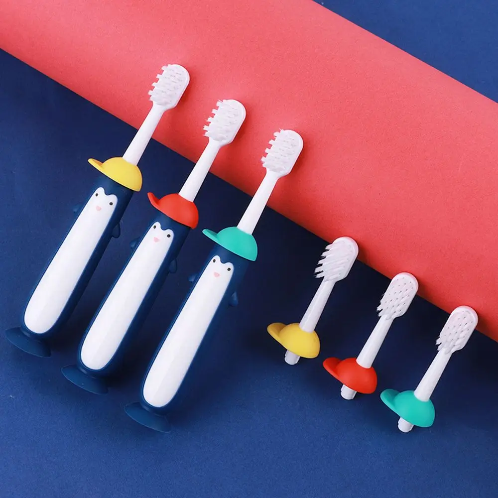 Handheld Oral Care Penguin Animal Children Toiletries Suction Cup Bottom Kids Toothbrush Cartoon Training Toothbrush
Handheld Oral Care Penguin Animal Children Toiletries Suction Cup Bottom Kids Toothbrush Cartoon Training Toothbrush