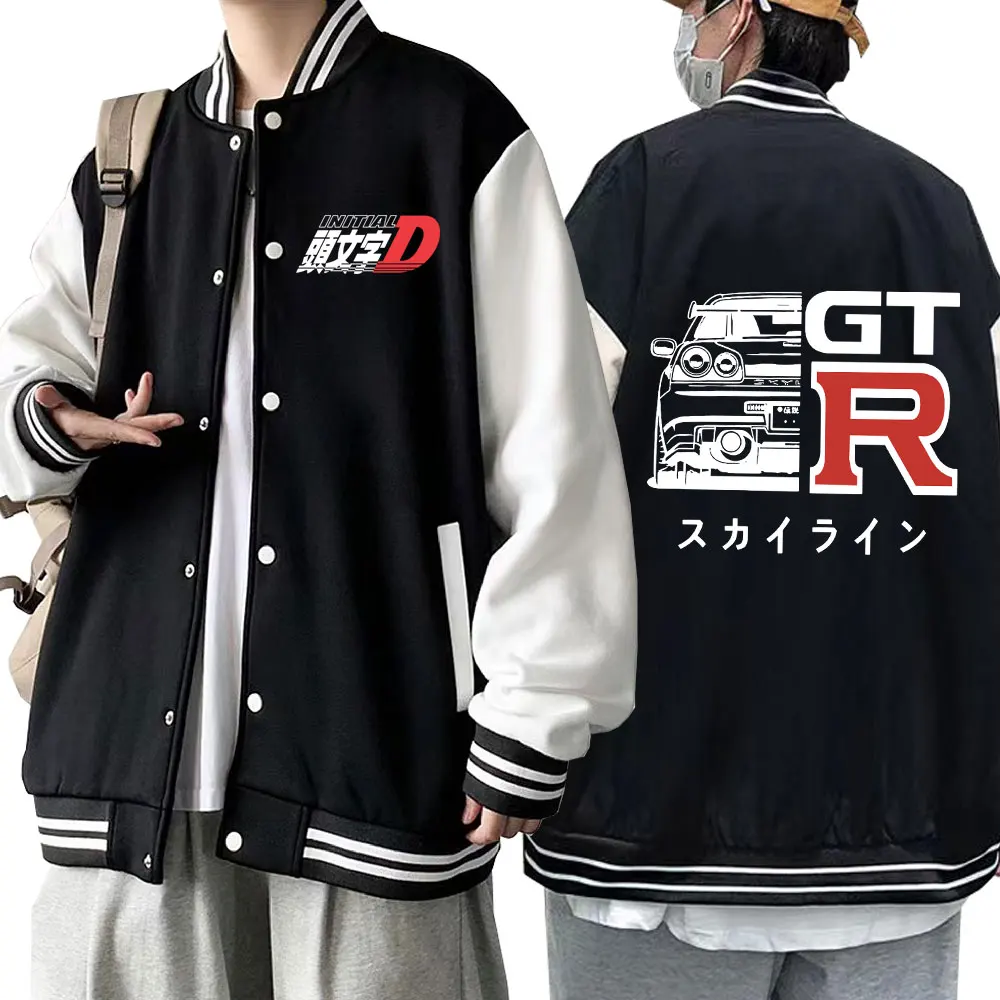 Anime Drift AE86 Initial D Baseball Uniform Takumi Fujiwara R34 Skyline GTR JDM Men Women Bomber Jacket Coats Casual Streetwear
Anime Drift AE86 Initial D Baseball Uniform Takumi Fujiwara R34 Skyline GTR JDM Men Women Bomber Jacket Coats Casual Streetwear