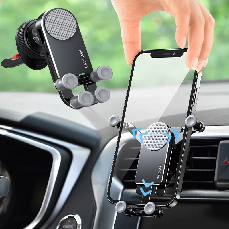 Gravity Car Phone Holder Car Air Vent Mount Mobile Phone Stand Bracket for iPhone Samsung Xiaomi Auto Interior Accessories
Gravity Car Phone Holder Car Air Vent Mount Mobile Phone Stand Bracket for iPhone Samsung Xiaomi Auto Interior Accessories