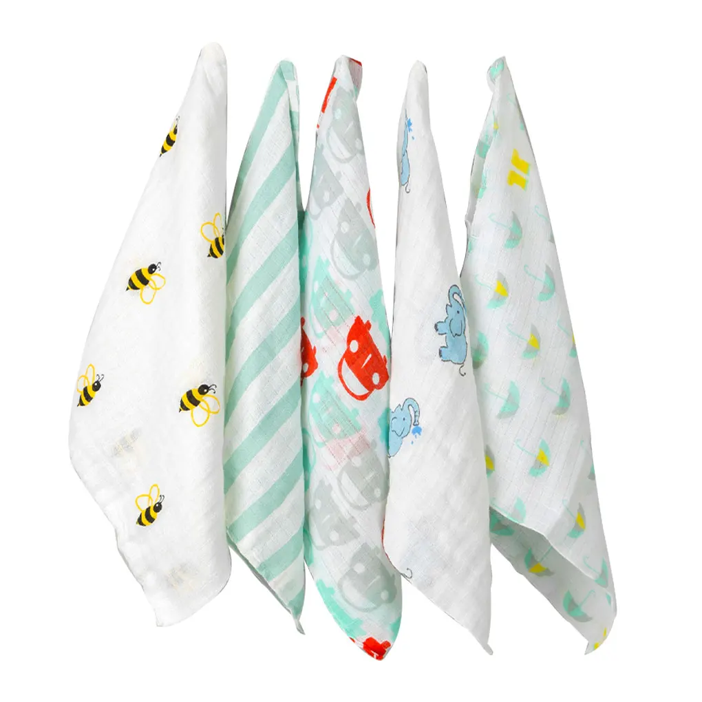 

Color Random Infants Saliva Towel Absorption Handkerchief Washcloth Bibs