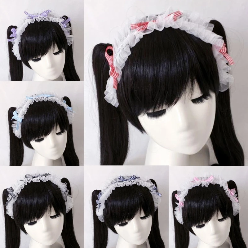 Lolita Hairband Lolita Lace Bowknot Headwear Sweet Headband Lolita Headwear Goth Hairband Anime Maid Cosplay Hairband
Lolita Hairband Lolita Lace Bowknot Headwear Sweet Headband Lolita Headwear Goth Hairband Anime Maid Cosplay Hairband