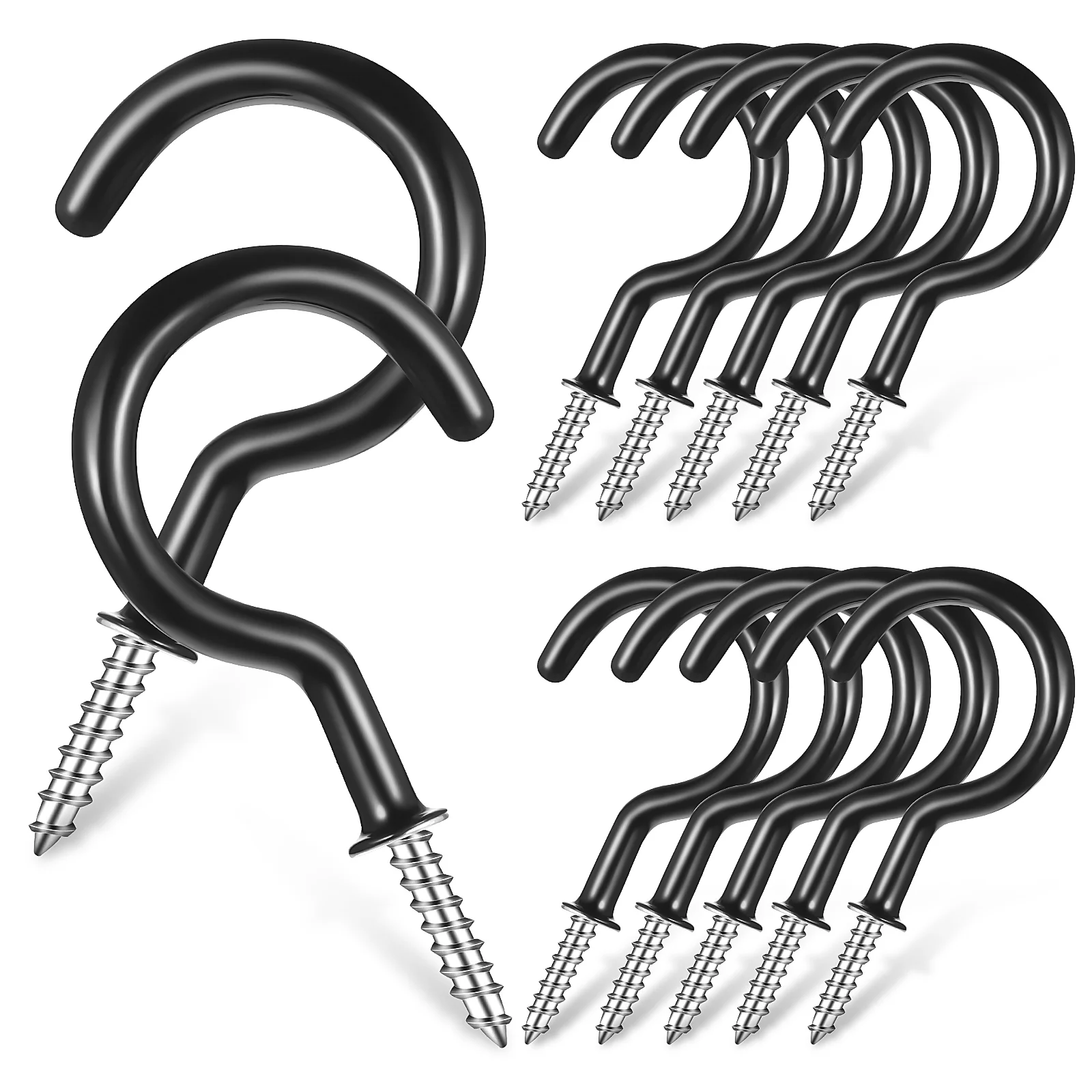 12 Pcs Ceiling Hook Cup Hooks Cup Outdoor Hanging Kitchen Heavy Duty Plants Self-tapping
12 Pcs Ceiling Hook Cup Hooks Cup Outdoor Hanging Kitchen Heavy Duty Plants Self-tapping