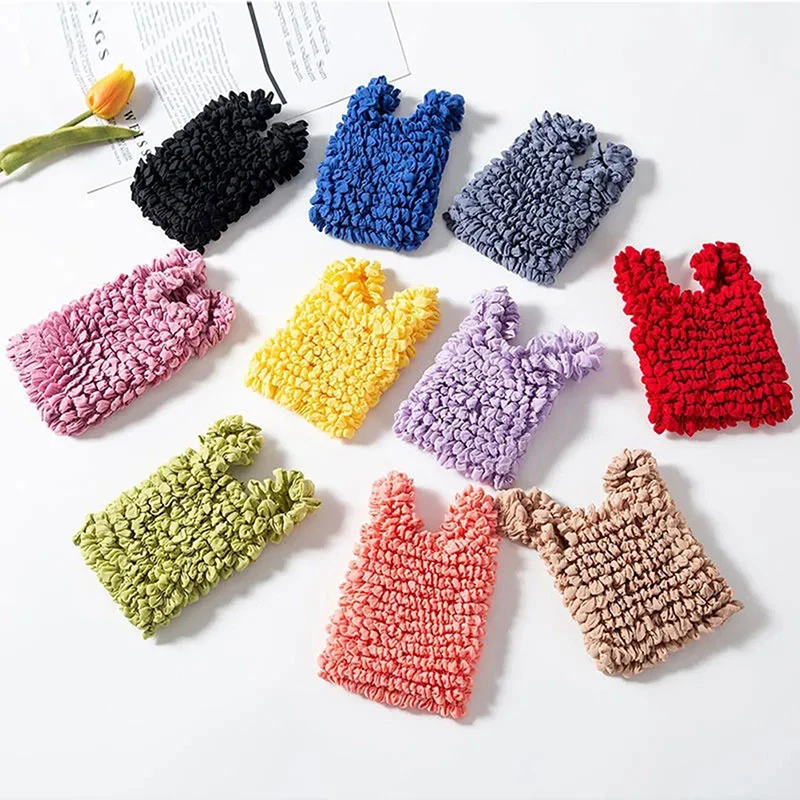 Magic Expansion Fold Pleated Flexible Stretch Mini Bag Large Capacity Bubble Elastic Paddy Portable Shopping Handbag Tote
Magic Expansion Fold Pleated Flexible Stretch Mini Bag Large Capacity Bubble Elastic Paddy Portable Shopping Handbag Tote