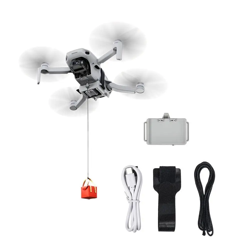 For Dji Mini 2 Se / Mini 2 / Mini Se Drone Thrower Delivery Parabolic Drone Airdrop System Dropper Drone Accessories
For Dji Mini 2 Se / Mini 2 / Mini Se Drone Thrower Delivery Parabolic Drone Airdrop System Dropper Drone Accessories