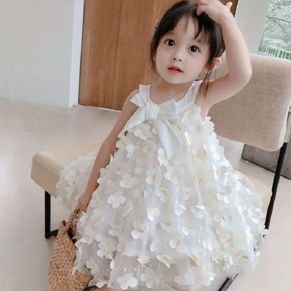 Menoea Baby Girls Birthday Party Dresses New Summer 3D Flower SLeeveless Mesh Princess Dress Kids Casual Clothing Outfits 3-7Y
Menoea Baby Girls Birthday Party Dresses New Summer 3D Flower SLeeveless Mesh Princess Dress Kids Casual Clothing Outfits 3-7Y