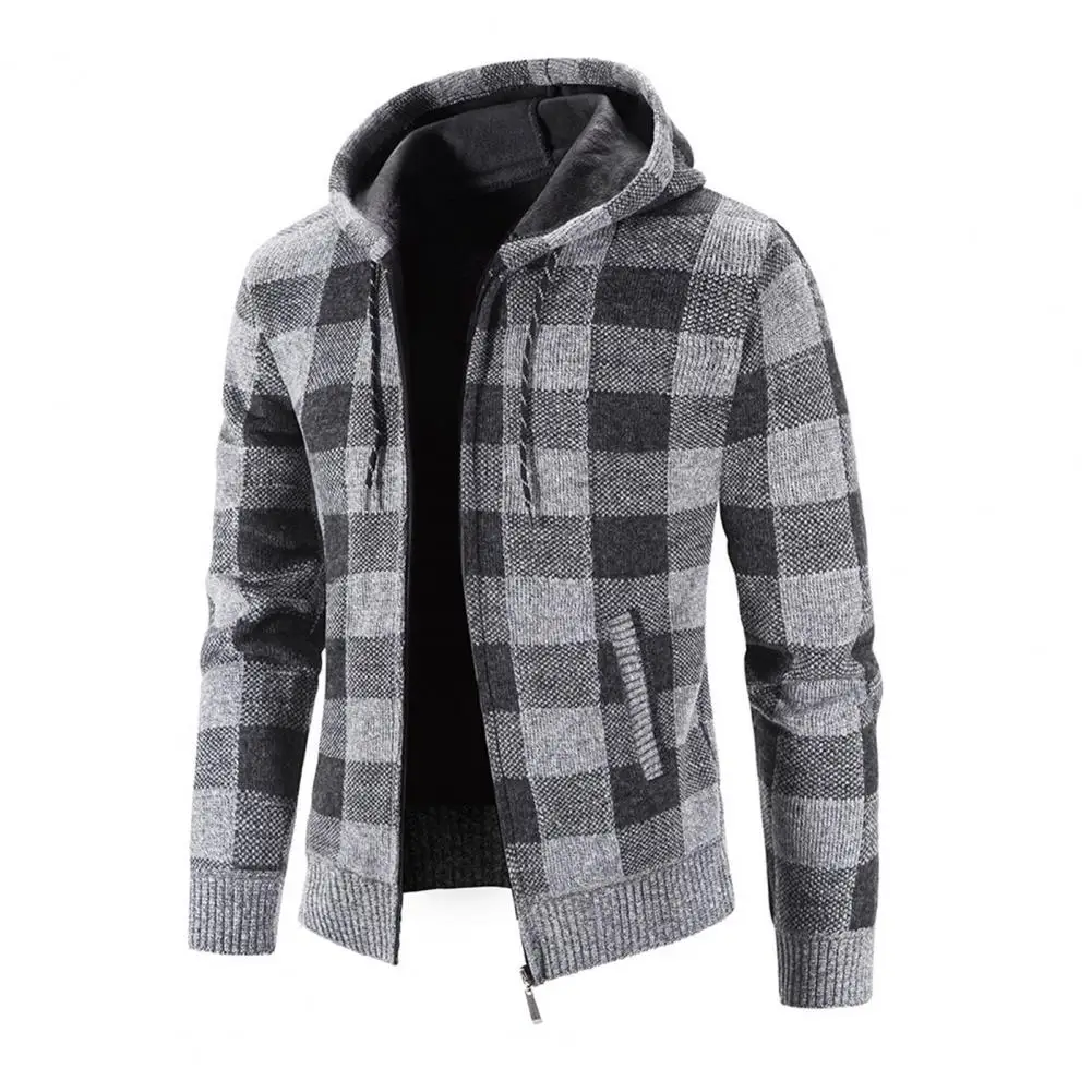 Мужской свитер, куртка, модные женские толстовки, высококачественный роскошный вязаный кардиган в клетку с капюшоном, мужская верхняя одежда, 2023
Мужской свитер, куртка, модные женские толстовки, высококачественный роскошный вязаный кардиган в клетку с капюшоном, мужская верхняя одежда, 2023
