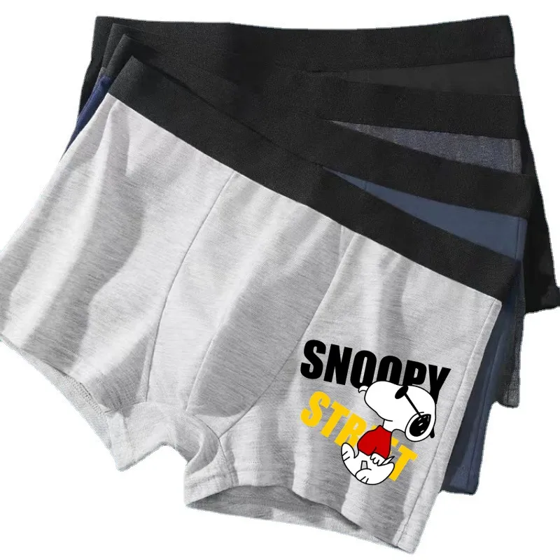 Cartoon Snoopy Men Underwear Kawaii Peanuts Boys Loose Boxer Pants Anime Figure Puppy Soft Breathable Youth Panties Gifts
Cartoon Snoopy Men Underwear Kawaii Peanuts Boys Loose Boxer Pants Anime Figure Puppy Soft Breathable Youth Panties Gifts