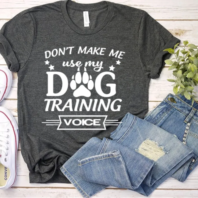 Funny Dog Shirt Dog Dad Clothes Dog Traning Shirts Don't Make Me Use My Dog Training Voice Tees Dog Lover Tops Graphic T Shirts
Funny Dog Shirt Dog Dad Clothes Dog Traning Shirts Don't Make Me Use My Dog Training Voice Tees Dog Lover Tops Graphic T Shirts