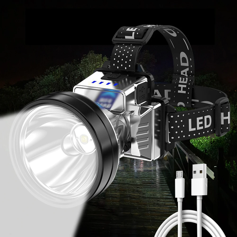 Powerful Headlamp LED Rechargeable Head Flashlight Waterproof Super Bright Long Shot Zoom Headlight Fishing Lights Head Torch
Powerful Headlamp LED Rechargeable Head Flashlight Waterproof Super Bright Long Shot Zoom Headlight Fishing Lights Head Torch