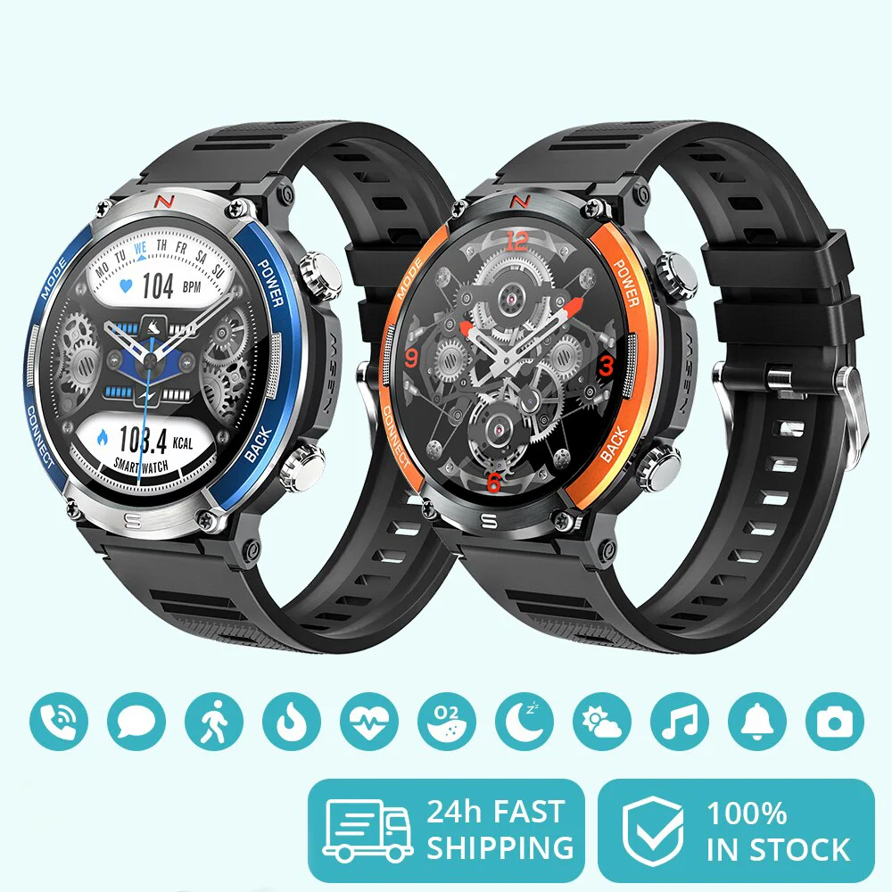 

Smar Watch Men X11 1.52inch Display Men Travel Compass Bluetooth Call Health Monitoring IP68 Waterproof True Liveness Detection