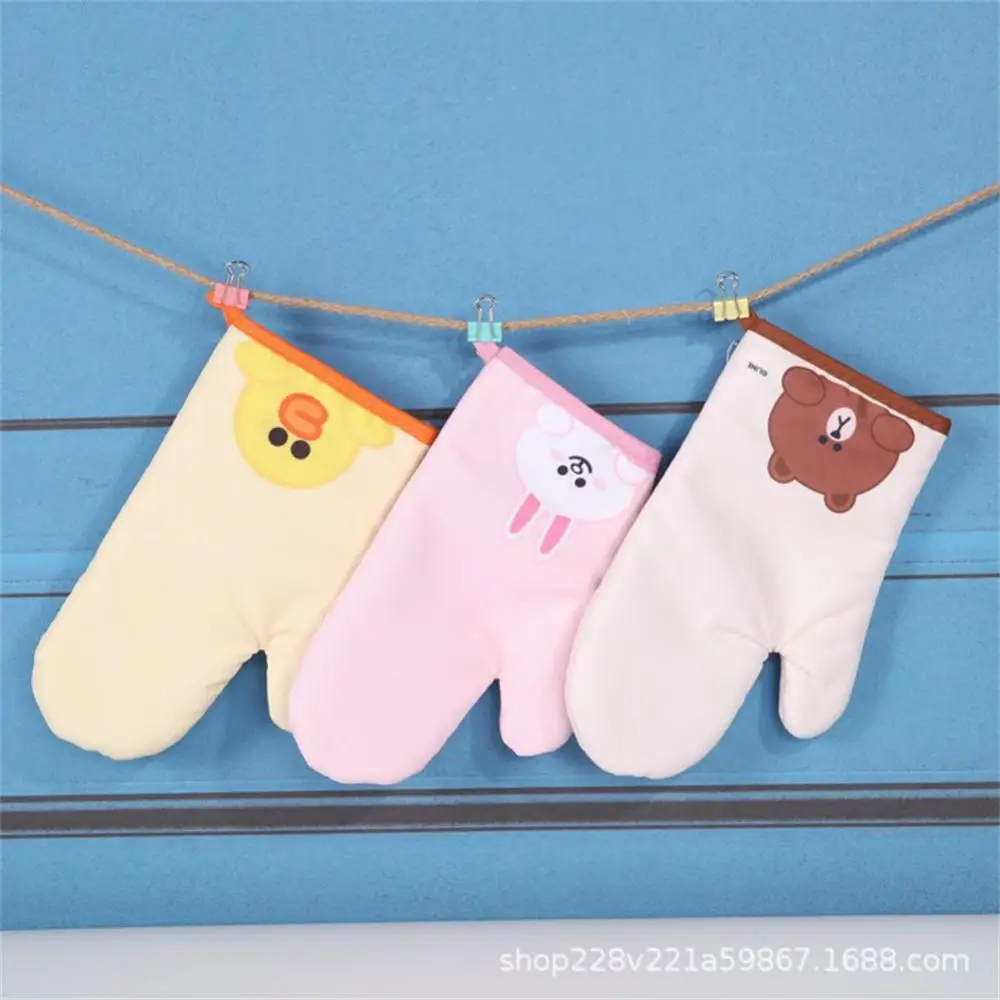 Cute Non-slip Kitchen Baking Gloves With Hook Oven Handschoen Hand Clip Anti-scalding Oven Gloves Kitchen Baking Supplies
Cute Non-slip Kitchen Baking Gloves With Hook Oven Handschoen Hand Clip Anti-scalding Oven Gloves Kitchen Baking Supplies