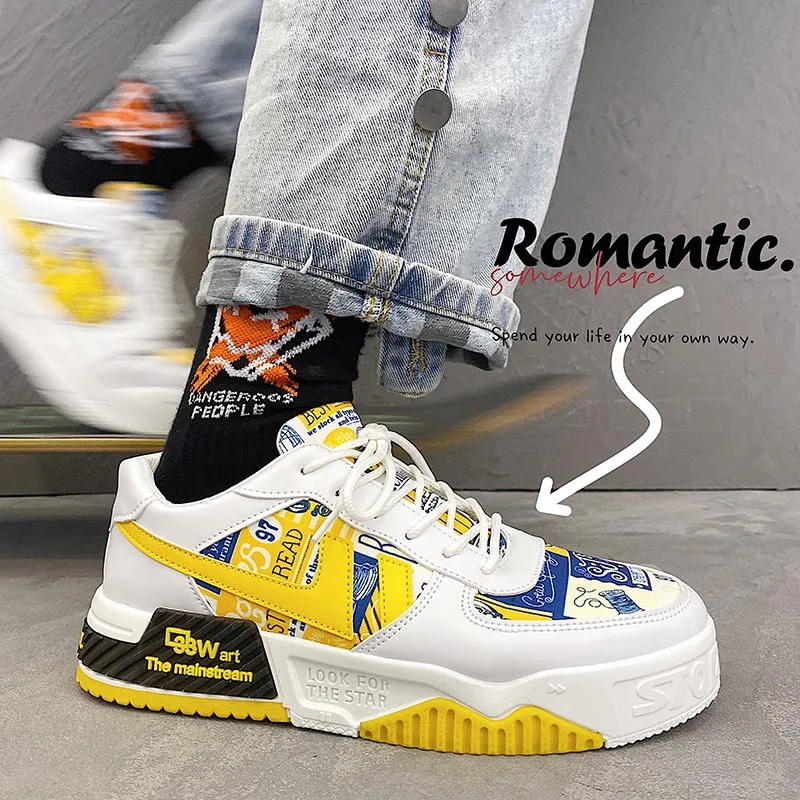 Men Color Matching Casual Shoes New Board Shoes Thick Bottom Students Sport Shoes Lace Up Harajuku Ulzzang Men Casual Shoes
Men Color Matching Casual Shoes New Board Shoes Thick Bottom Students Sport Shoes Lace Up Harajuku Ulzzang Men Casual Shoes