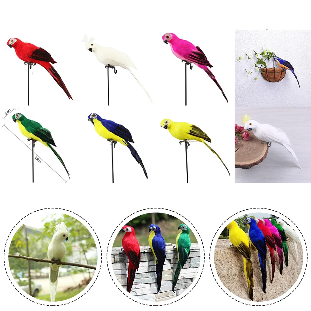 Simulation Parrot Garden Decoration Creative Lawn Figurine Ornament Animal Bird Outdoor Garden Party Prop Decoration Multi Color
Simulation Parrot Garden Decoration Creative Lawn Figurine Ornament Animal Bird Outdoor Garden Party Prop Decoration Multi Color