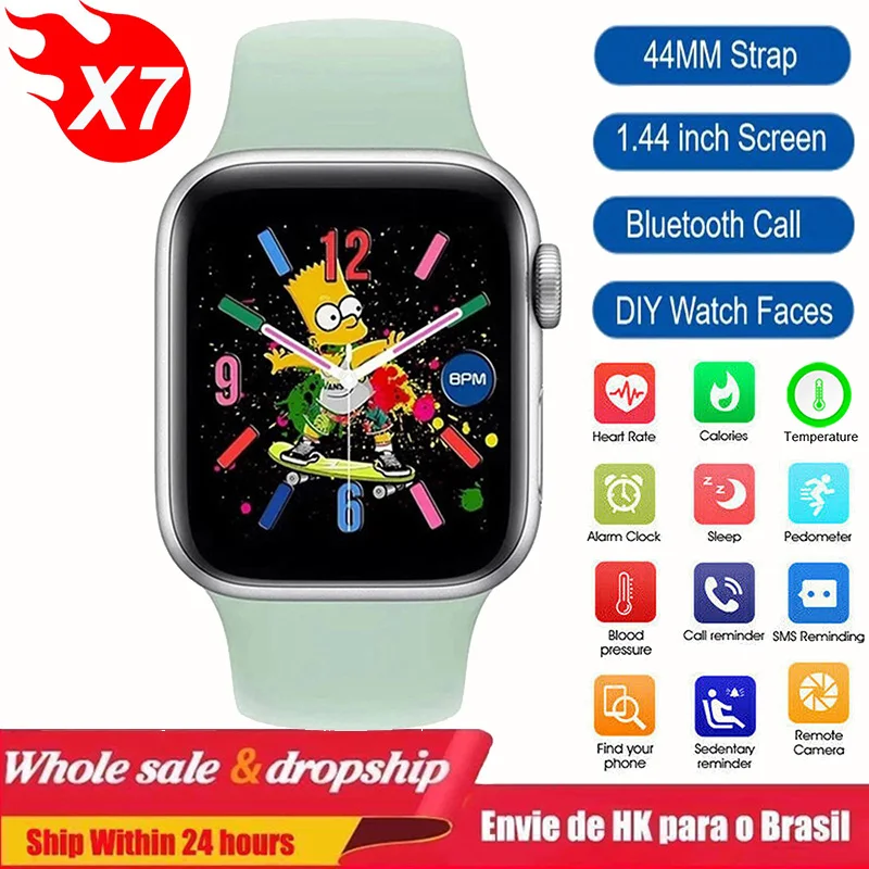 2022 Original X7 Smartwatch Bluetooth Call Watch Womem Smart Watch Heart Rate Fitness Tracker for Smart Fone Xiaomi PK W26 T500
2022 Original X7 Smartwatch Bluetooth Call Watch Womem Smart Watch Heart Rate Fitness Tracker for Smart Fone Xiaomi PK W26 T500