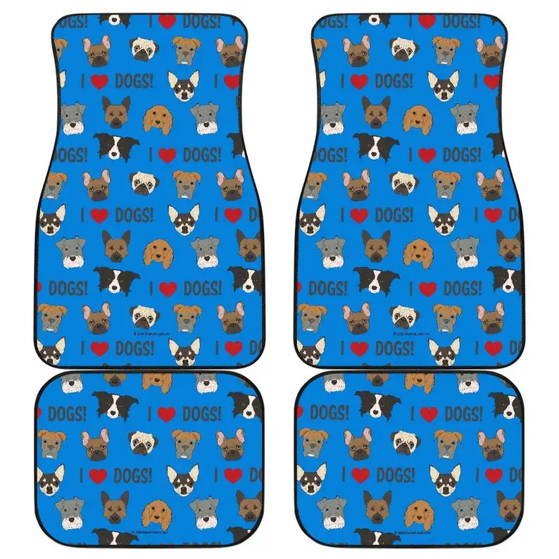 I Love Dogs Spring Collection (FPD Blue) Car Floor Mats Set - Great Gift For Dog Lovers
I Love Dogs Spring Collection (FPD Blue) Car Floor Mats Set - Great Gift For Dog Lovers