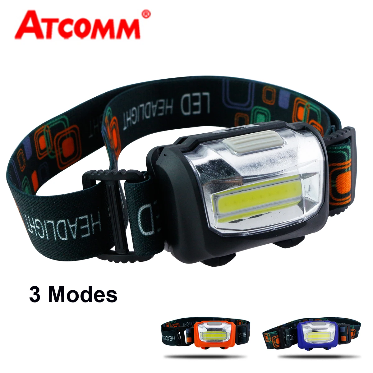 

3 Modes LED COB Headlamp 3W Waterproof 500 Lumen AAA Battery Headlight Head Outdoor Hiking Camping Cycling Light Flashlight