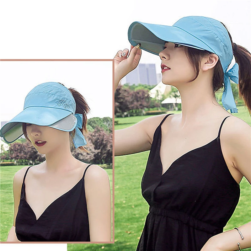 Sun Hats For Women UV Protection Visor Baseball Cap Summer Topless Beach Hat Cycling Fishing Sun Shade Caps With Elastic Back
Sun Hats For Women UV Protection Visor Baseball Cap Summer Topless Beach Hat Cycling Fishing Sun Shade Caps With Elastic Back