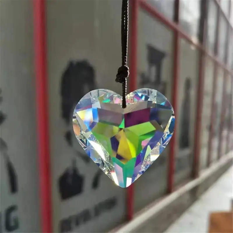Crystal Heart Pendant Chandelier Prisms Rainbow Maker Hanging Drops DIY Ornament Home Wedding Window Decor Craft
Crystal Heart Pendant Chandelier Prisms Rainbow Maker Hanging Drops DIY Ornament Home Wedding Window Decor Craft