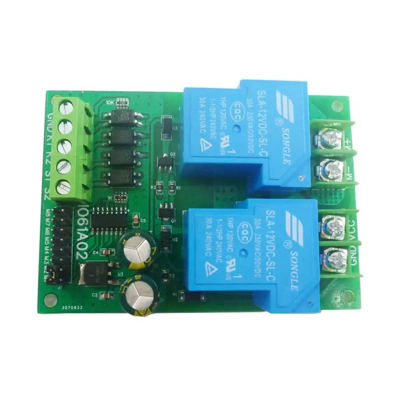 30A DC 12V 24V Relay Module Multifunction Motor Forward Reverse Start Stop Pusher Motor Controller For Curtain Automatic Door
30A DC 12V 24V Relay Module Multifunction Motor Forward Reverse Start Stop Pusher Motor Controller For Curtain Automatic Door