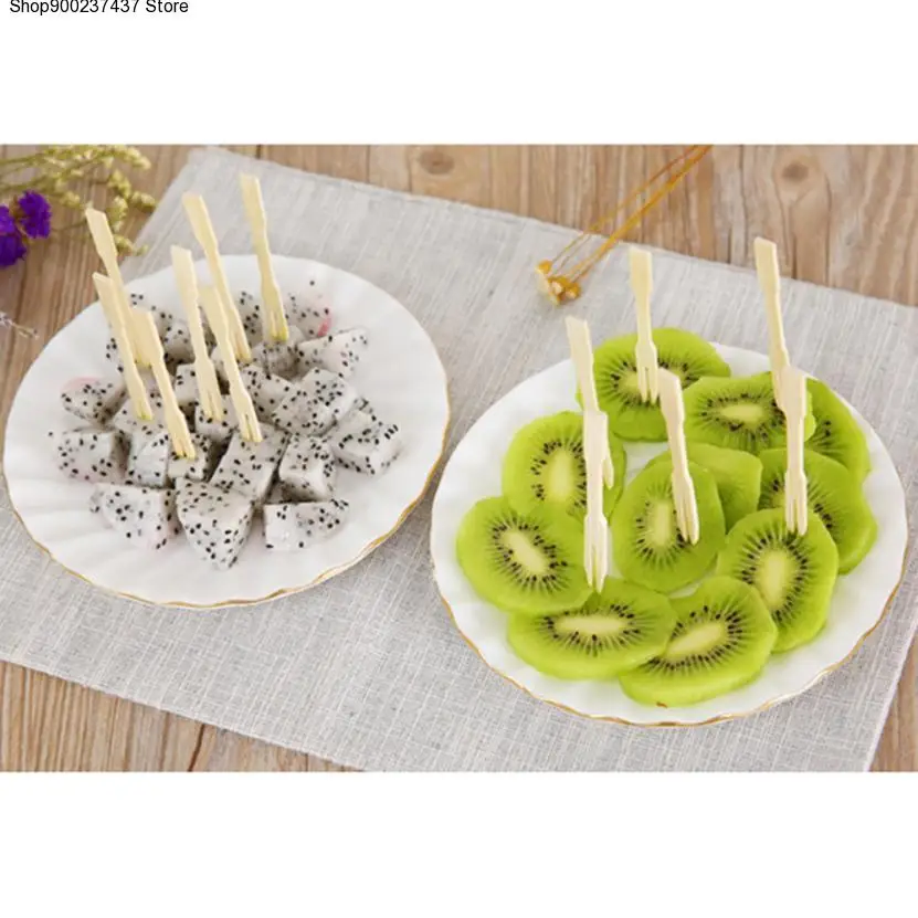 80PCS Disposable Bamboo Catering Forks Fruit Stick Finger Food Pick Forks Beige Cocktail Sticks Party Dessert Utensil Disposable
80PCS Disposable Bamboo Catering Forks Fruit Stick Finger Food Pick Forks Beige Cocktail Sticks Party Dessert Utensil Disposable