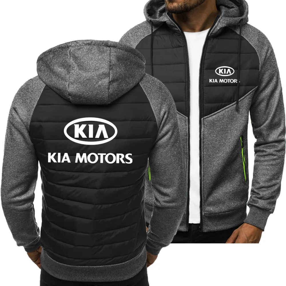 New Spring Autumn Men's KIA Motors Hoodie Fashion Athletic Casual Cardigan Shoulder Zipper Sweatshirts Hooded Jacket
New Spring Autumn Men's KIA Motors Hoodie Fashion Athletic Casual Cardigan Shoulder Zipper Sweatshirts Hooded Jacket