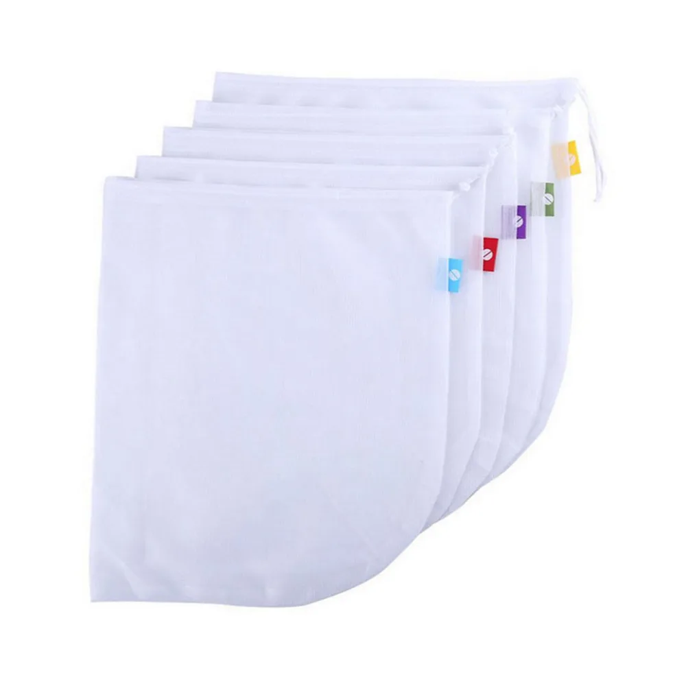 5pcs Reusable Vegetable Bags Home Kitchen Fruit and Vegetable Storage Mesh Bags With Drawstring Storage Bag
5pcs Reusable Vegetable Bags Home Kitchen Fruit and Vegetable Storage Mesh Bags With Drawstring Storage Bag