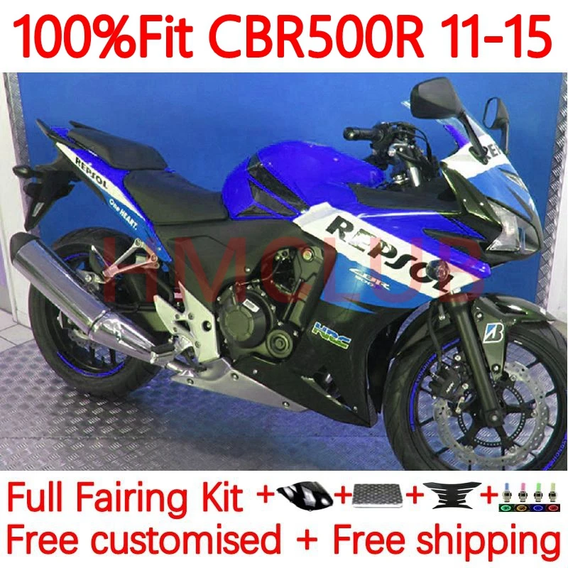 Injection For HONDA CBR500 CBR 500 R 500R RR CBR500R 2011 2012 2013 2014 2015 500CC 11 12 13 14 15 Fairing respol blue 63No.39
Injection For HONDA CBR500 CBR 500 R 500R RR CBR500R 2011 2012 2013 2014 2015 500CC 11 12 13 14 15 Fairing respol blue 63No.39